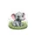 Baby Elephant Purple Eyes Rosy Cheeks Green Grass Flowers White Clouds Wildlife Lover Gift Spare Tire Cover - 4