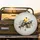 American Goldfinch Golden Key Rusty Chain Weathered Padlock - Wildlife Treasure Gift Spare Tire Cover - 2