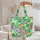 Flamingo Tropical Floral Personalized Name - Travel Essentials Quilted Tote Bag - 5