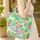 Flamingo Tropical Floral Personalized Name - Travel Essentials Quilted Tote Bag - 4