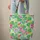 Flamingo Tropical Floral Personalized Name - Travel Essentials Quilted Tote Bag - 6