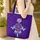 Ornate Golden Dreamcatcher Iridescent Butterfly Rose Floral Swirls Everyday Carry Gift Quilted Tote Bag - 4