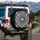 Ornate Eight-Point Compass Rose Filigree Baroque Scrollwork Rococo Acanthus - Travel Essentials Gift Spare Tire Cover - 3