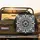 Ornate Eight-Point Compass Rose Filigree Baroque Scrollwork Rococo Acanthus - Travel Essentials Gift Spare Tire Cover - 2