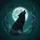 Howling Black Wolf Full Moon Celtic Knotwork - Wildlife Lover Gift Spare Tire Cover - 6