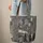 Silhouetted Men Fedoras Cinema Marquee Art Deco City - Movie Lover Everyday Carry Gift Quilted Tote Bag - 6