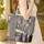 Silhouetted Men Fedoras Cinema Marquee Art Deco City - Movie Lover Everyday Carry Gift Quilted Tote Bag - 4