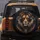 Lion Head Headphones Sunglasses Gold Chain Cigarette Smoke - Music Lover Car Accessory Spare Tire Cover - 5