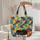 Relaxed Black Cat Yarn Balls Color Blocks Everyday Carry Gift for Cat Lover Quilted Tote Bag - 5