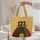 African Women Silhouette Personal Name Medallion Everyday Carry Gift for Her Quilted Tote Bag - 5