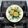 Multi-Petaled Yellow Flowers Teal Green Leaves Foliage Tendrils - Vehicle Accent Gift Spare Tire Cover - 1