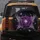 Purple Rose Violet Crystal Lace Cosmic Galaxy Starburst - Car Decor Gift Spare Tire Cover - 5