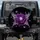 Purple Rose Violet Crystal Lace Cosmic Galaxy Starburst - Car Decor Gift Spare Tire Cover - 1