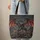 Black Gold Dragon Red Wings Castle Ruins Your Name Text Gothic Scrollwork - Travel Essentials Quilted Tote Bag - 6