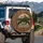 Happy Camping Vintage Camper Van Tents Mountains Forest - Outdoor Adventure Gift Spare Tire Cover - 3