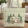 Vintage Camper Pine Trees Wildflower Berries Camping Chair Sign Camping Trip Lifestyle Gift Quilted Tote Bag - 1