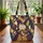 Black Women Period Attire Floral Wreath - Everyday Carry Gift for Her Quilted Tote Bag - 3