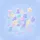 Smiling Jelly Candies Star Ghost Figures - Everyday Decor Gift for Candy Lover Spare Tire Cover - 6