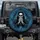 Gothic Grim Reaper Skeleton See No Evil Skull Golden Tooth - Car Decor Gift Spare Tire Cover - 1