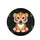 Fluffy Baby Tiger Cub Blue Eyes Jungle Night - Car Decor Gift for Animal Lover Spare Tire Cover - 4