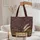 Vintage Books Inkwell Quills Personalized Scroll - Book Lover Everyday Carry Gift Quilted Tote Bag - 5