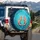 Translucent Shrimp Delicate Antennae Water Ripples Ocean Life Enthusiast Gift Spare Tire Cover - 3