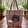 African Inspired Women Busts Tribal Jewelry Headwraps Curved Scroll Everyday Carry Gift Quilted Tote Bag - 3