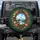 Snowy Mountain Lake Ornate Baroque Frame Wildflowers - Nature Lover Gift Spare Tire Cover - 1