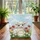 Personalized Baby Lamb Wildflowers Floral Wreath - Everyday Carry Gift Quilted Tote Bag - 3
