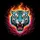 Vibrant Fierce Roaring Tiger Head Flames - Wildlife Lover Gift for Him Spare Tire Cover - 6