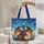 Majestic Purple Dragon Old Books Personalized - Fantasy Lover Everyday Carry Gift Quilted Tote Bag - 5
