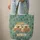 Vintage Camper Van Sunset Mountains Pine Trees Stars - Travel Essentials Camping Lover Gift Quilted Tote Bag - 6