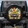 Yellow Chicken Blindfolded Driving Classic Sedan TRUST THE GPS - Muddy Road Trip Gift Spare Tire Cover - 1