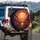 Infernal Volcanic Scorpions Molten Landscape - Dark Fantasy Lover Gift Spare Tire Cover - 3