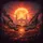 Infernal Volcanic Scorpions Molten Landscape - Dark Fantasy Lover Gift Spare Tire Cover - 6