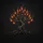 Ancient Gnarled Fire Tree, Glowing Embers - Outdoor Adventure Gift Spare Tire Cover - 6