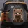 Cuddly Sitting Brown Bear Cub with Glossy Eyes Rosy Cheeks - Wildlife Lover Vehicle Decor Spare Tire Cover - 5