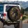 Majestic Black Horse Golden Laurel Wreath - Outdoor Equestrian Gift Spare Tire Cover - 3