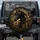 Majestic Black Horse Golden Laurel Wreath - Outdoor Equestrian Gift Spare Tire Cover - 1