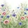 White Butterfly Purple Cornflower Wildflower Meadow Scene - Garden Nature Lover Gift Spare Tire Cover - 6