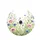 White Butterfly Purple Cornflower Wildflower Meadow Scene - Garden Nature Lover Gift Spare Tire Cover - 4