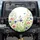 White Butterfly Purple Cornflower Wildflower Meadow Scene - Garden Nature Lover Gift Spare Tire Cover - 1
