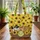 Sleeping Cats Sunflowers Basket - Everyday Carry Gift for Cat Lover Quilted Tote Bag - 3