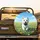 Running White Fluffy Terrier Dog Wildflower Field Blue Sky - Dog Lover Gift Spare Tire Cover - 2