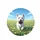 Running White Fluffy Terrier Dog Wildflower Field Blue Sky - Dog Lover Gift Spare Tire Cover - 4