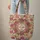 Ornate Wildflower Wreath Leaves Berries Name Sequins - Everyday Carry Gift Quilted Tote Bag - 6