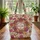 Ornate Wildflower Wreath Leaves Berries Name Sequins - Everyday Carry Gift Quilted Tote Bag - 3