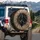 Grim Reaper Skeletal Hand Glowing Red Eyes - Gothic Lifestyle Decor Spare Tire Cover - 3