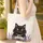 Fluffy Black Cat Golden Eyes Lavender Butterflies - Everyday Carry Gift for Cat Lover Quilted Tote Bag - 4