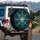 Luminous Celestial Compass Rose Mandala - Travel Essentials Gift for Explorer Spare Tire Cover - 3